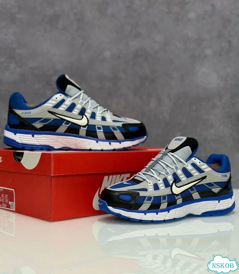 Кроссовки nike P6000 синие фото 6