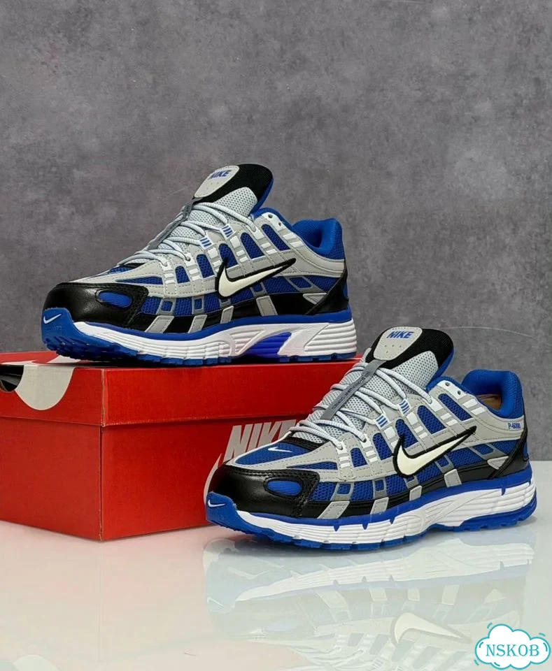 Кроссовки nike P6000 синие фото 7