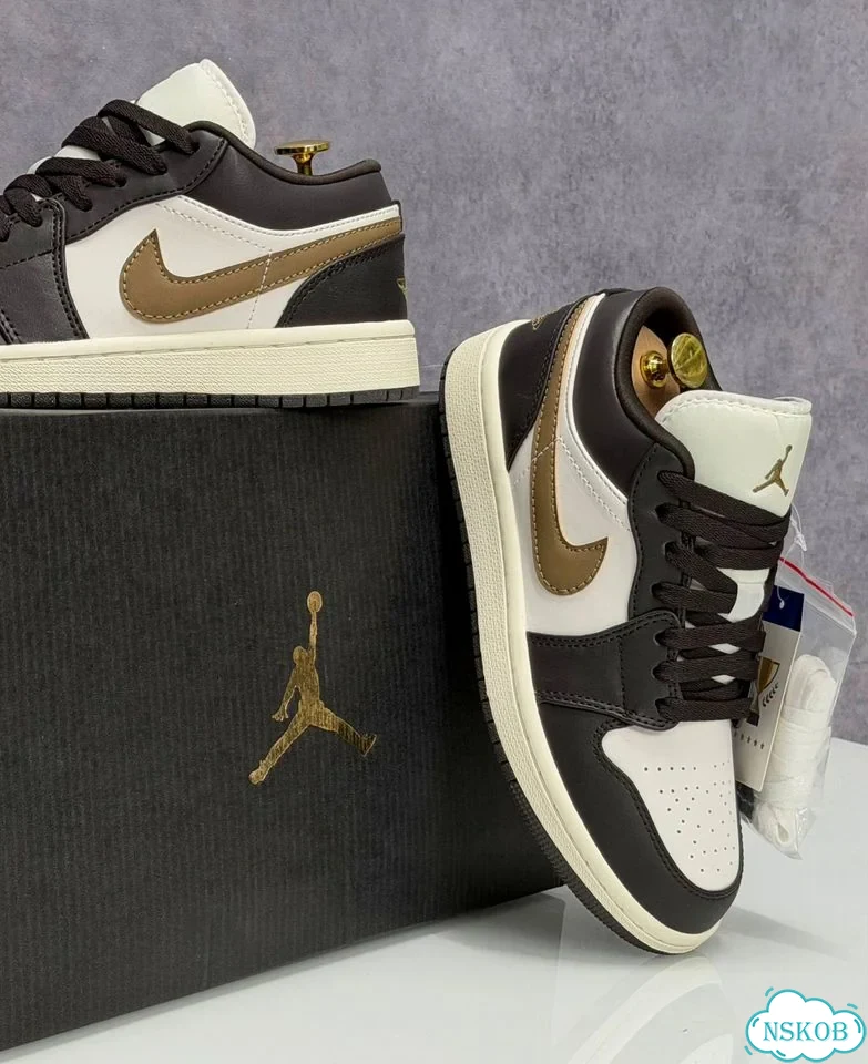 Nike Jordan 1 коричневые 37-45 фото 5