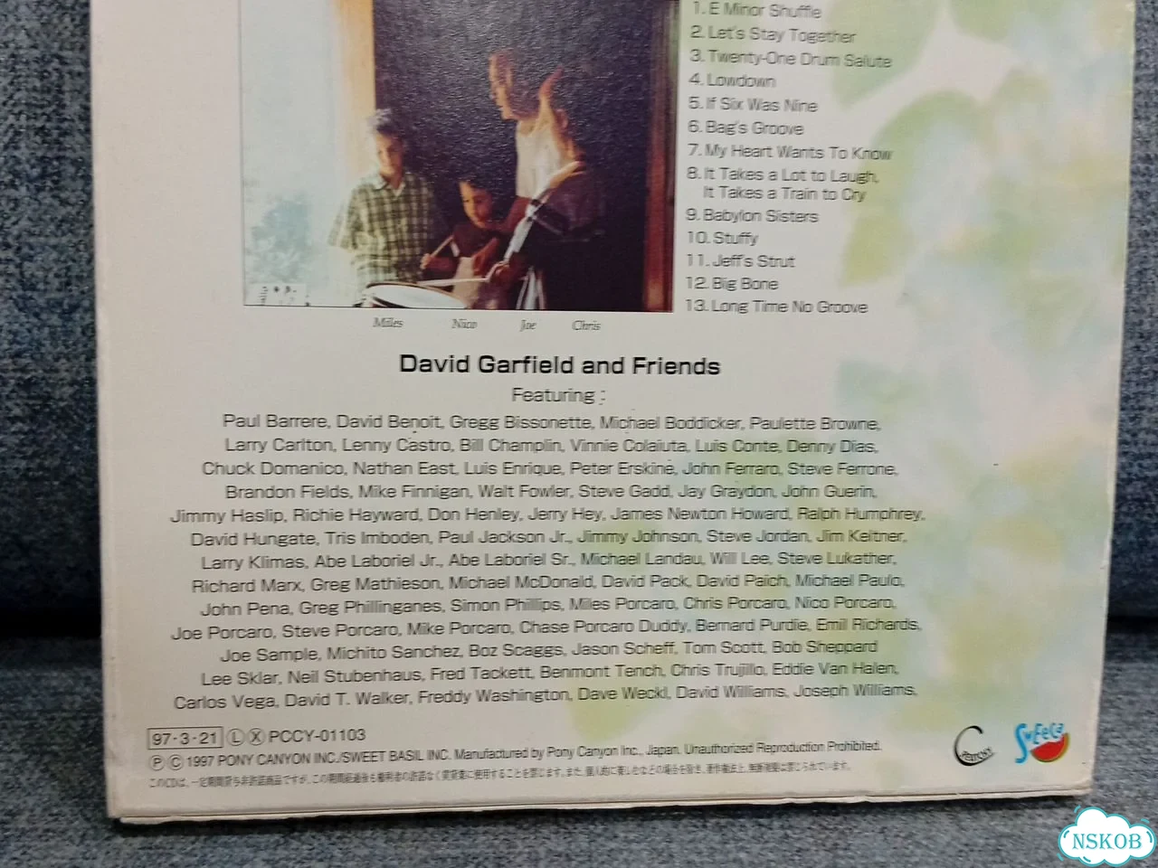 Cd David Garfield And Friends TributeTo Jeff фото 8