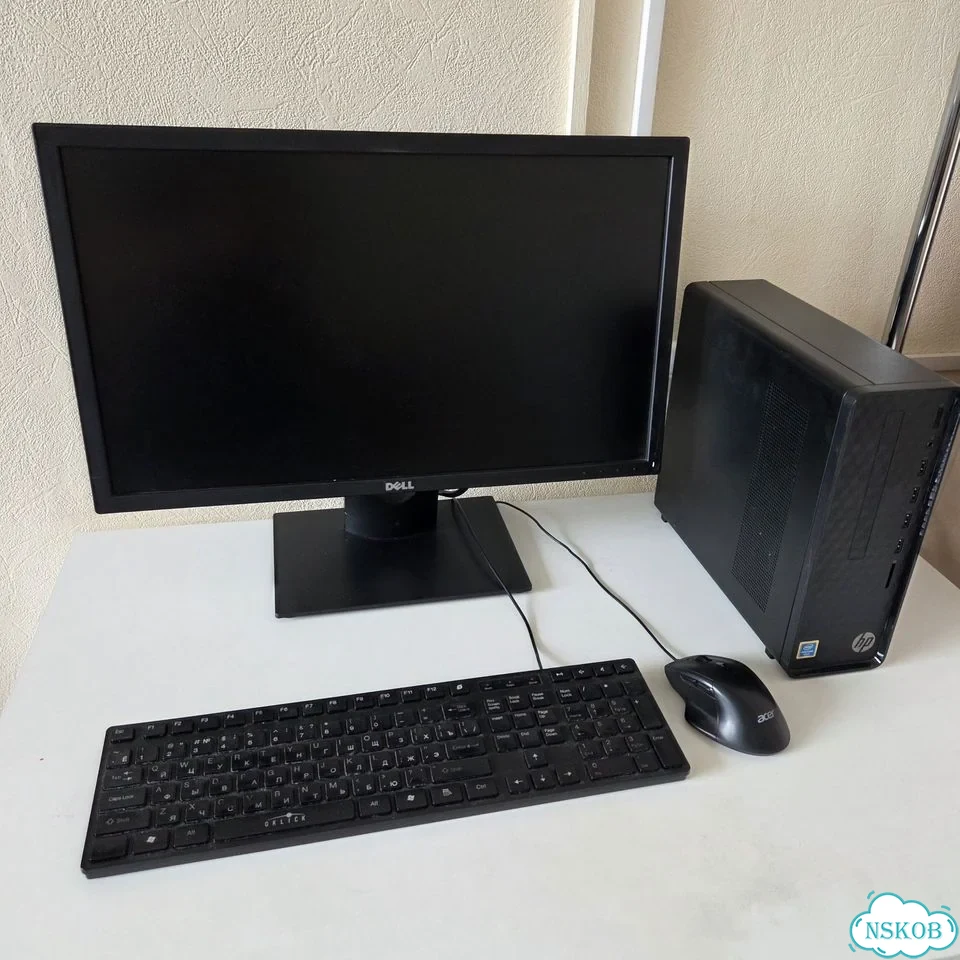 Пк Комплект HP Slim, 8 гб, NVMe + монитор Dell 23 фото 3