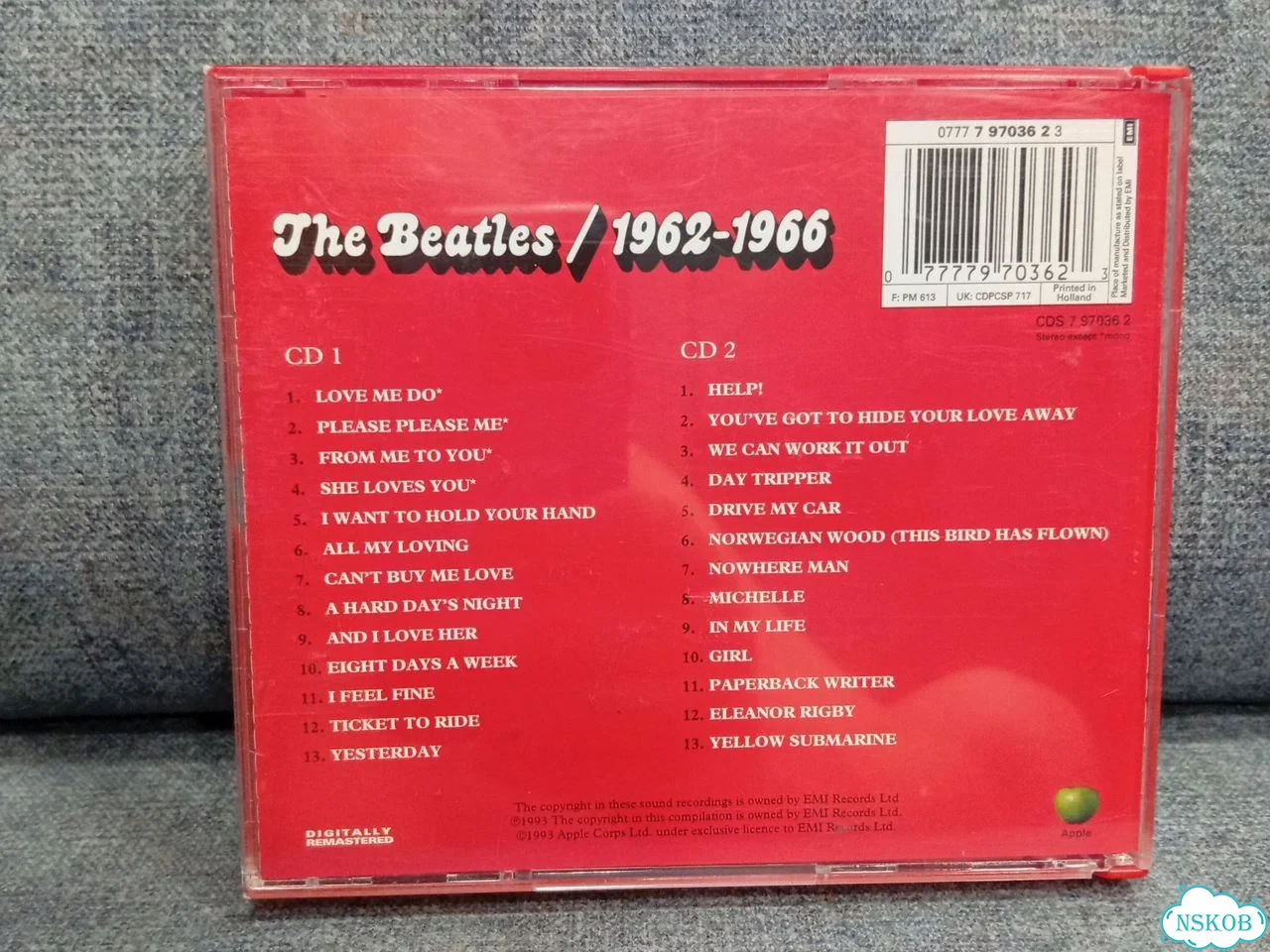 Cd The Beatles 1962-1966 2cd фото 2