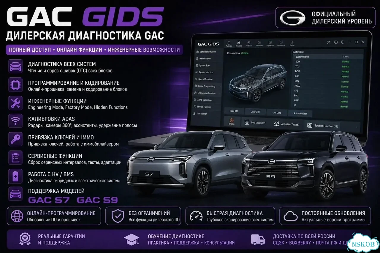 GAC gids инженерный доступ сканер гак s7 и s9 фото 1