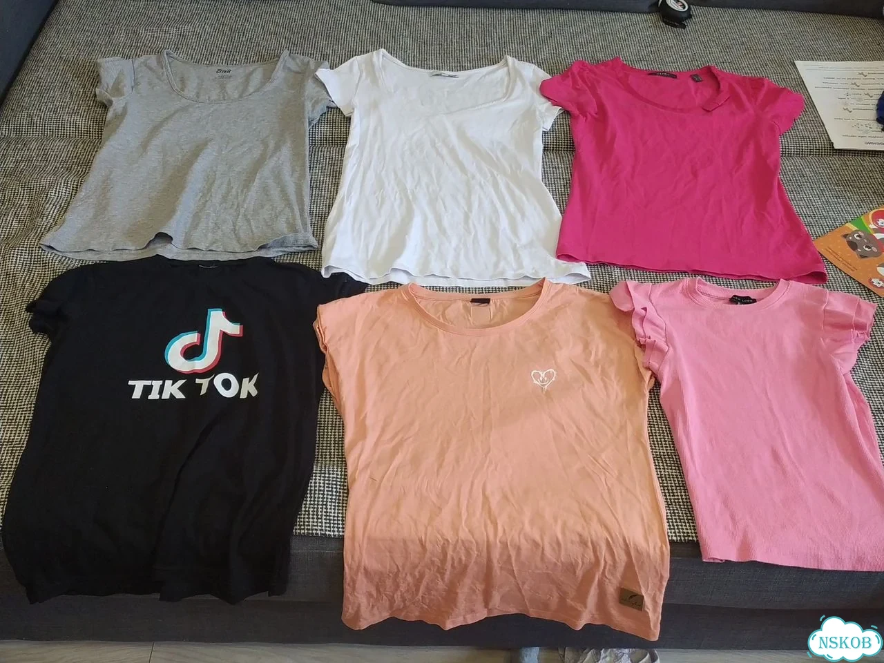 Пакетом 16 шт женские футболки и майки 42-44 S фото 2