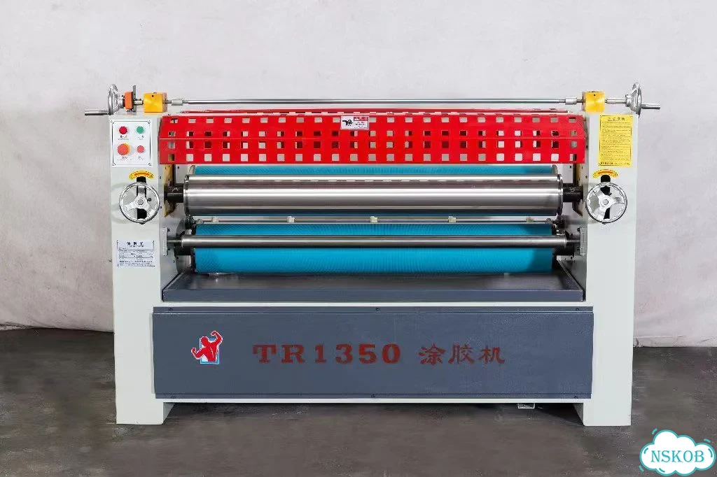 Клеенаносящий двухроликовый станок DWG-1350 фото 3