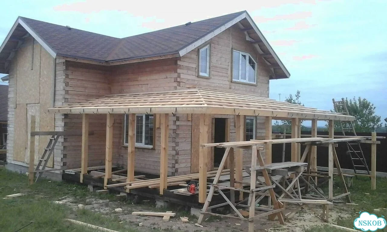 Баня / терраса / веранда / Беседка / пристройки фото 5