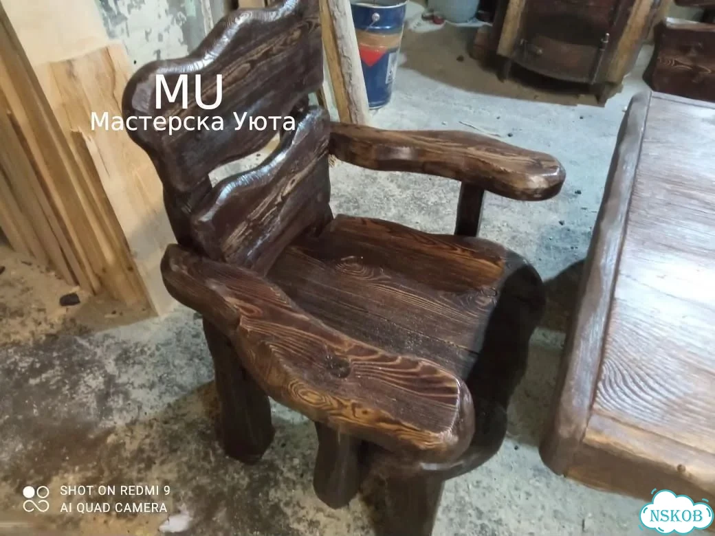 Стол из массива обеденный фото 7