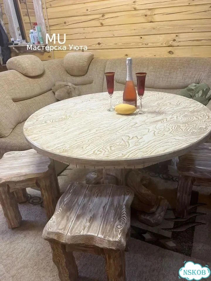 Стол из массива обеденный фото 8