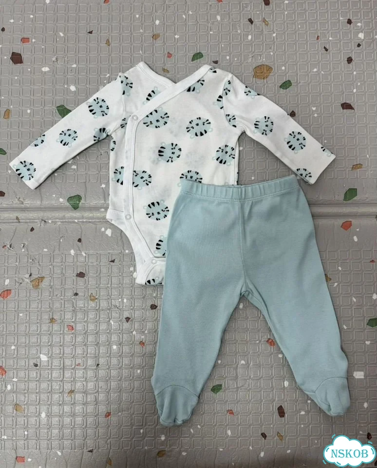 Комплект боди и ползунки. Lc waikiki. 56-62 р фото 1