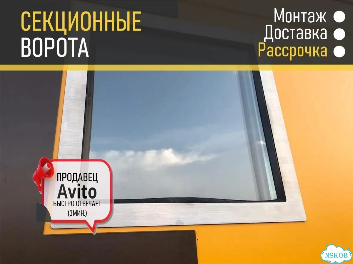 Секционные ворота фото 1