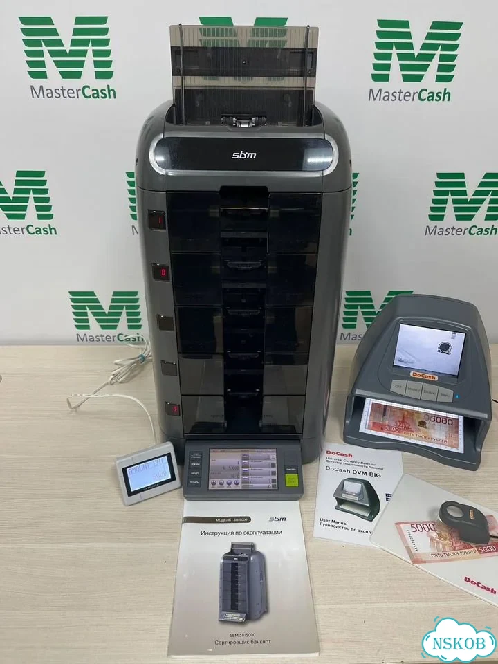 Счетчик банкнот / Сортировщик банкнот SBM SB-5000 фото 2