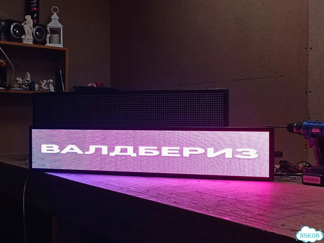 Бегущая строка 99х19 см полноцветная р2.5 фото 5