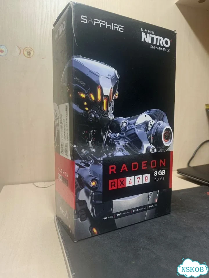 Sapphire nitro+ rx470 8gb. Описание фото 1