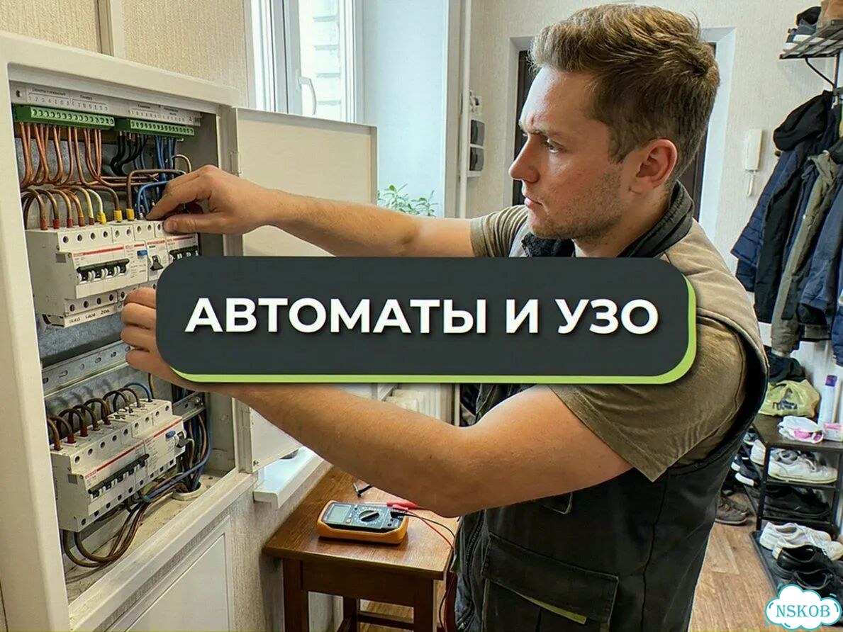 Вызов электрика на дом и объект — электромонтаж под ключ, проводка, щиток, розетки, освещение фото 7