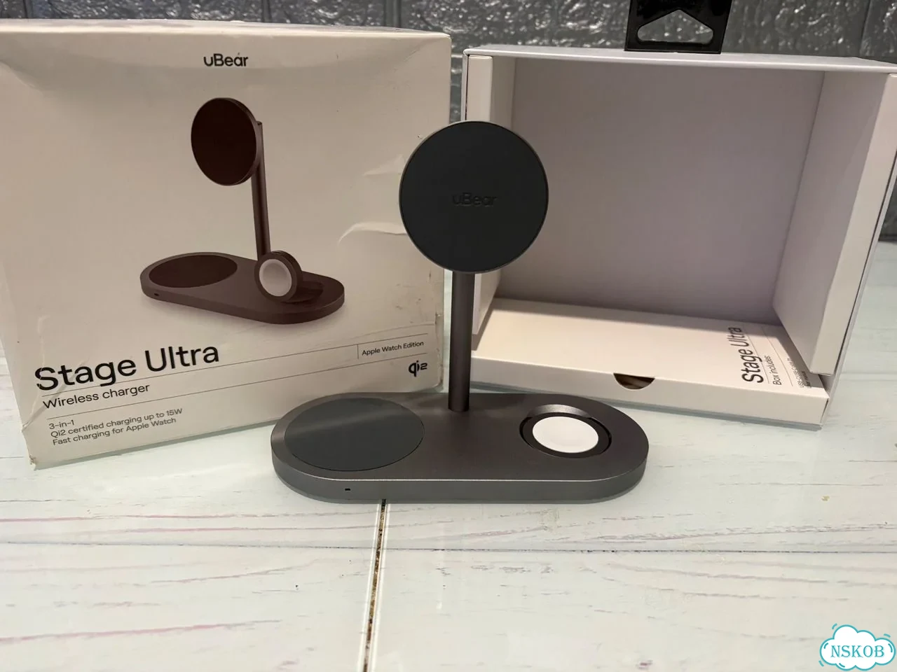 Беспородная станция uBear Stage Ultra Qi2 3-в-1 фото 1