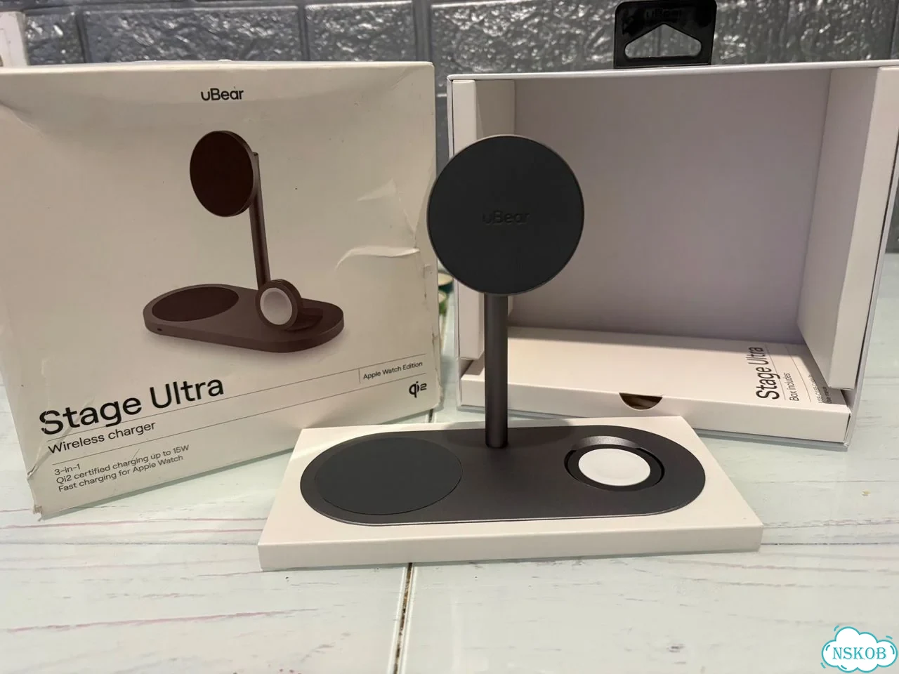 Беспородная станция uBear Stage Ultra Qi2 3-в-1 фото 2
