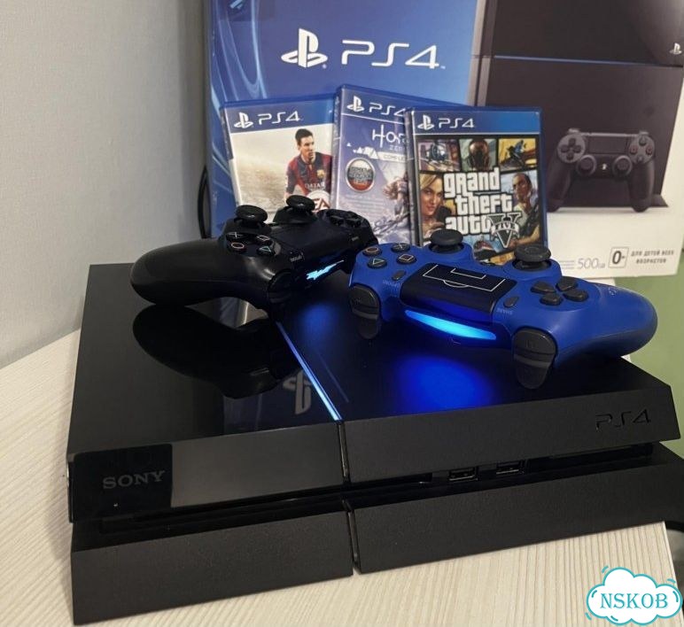 Прошитая Playstation 4 битком забитая играми фото 1