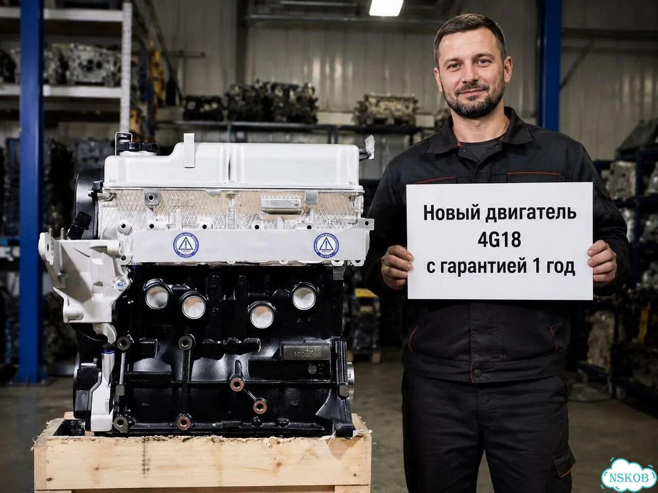 Двигатель 4G18 новый фото 1