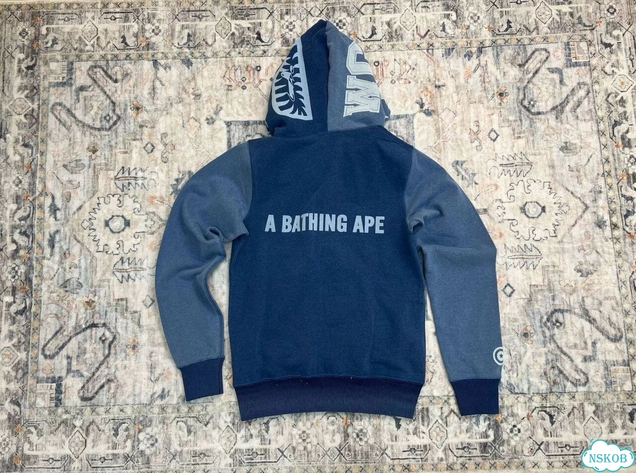 Зип-худи Bape indigo фото 2