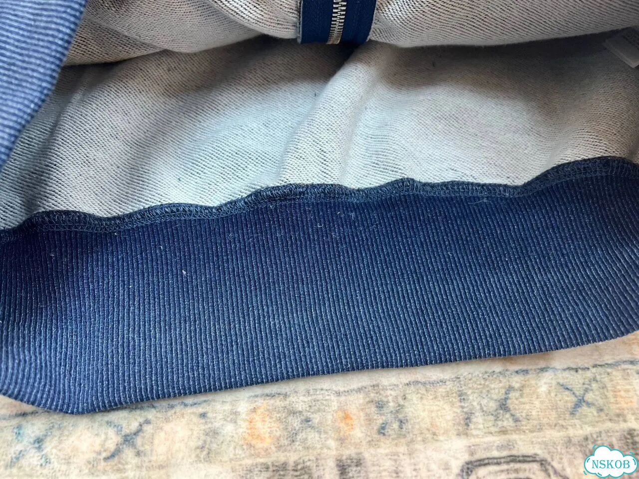 Зип-худи Bape indigo фото 5