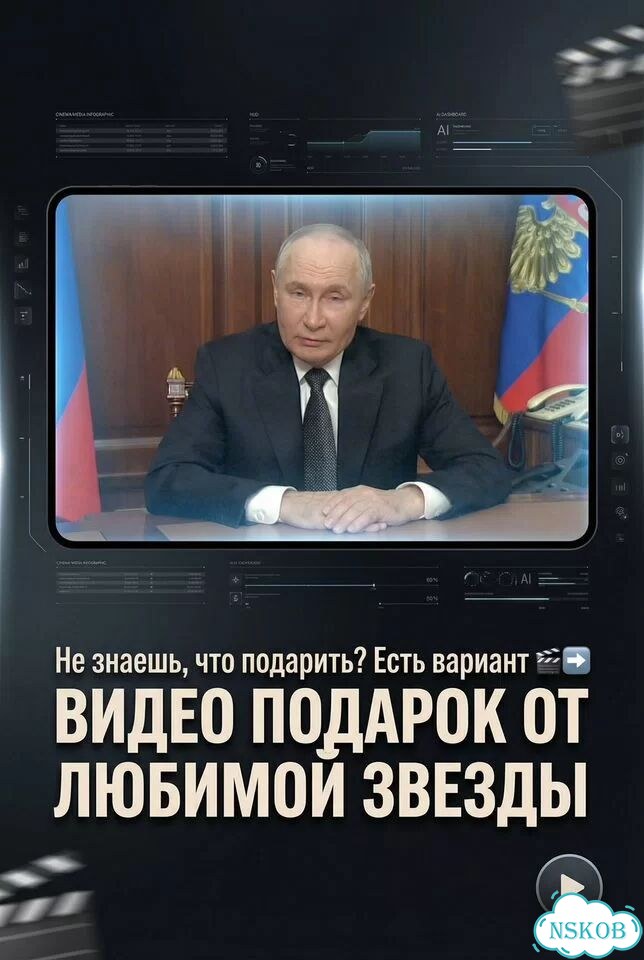 Видеопоздравление от Путина, Звезд, Нейросеть фото 2
