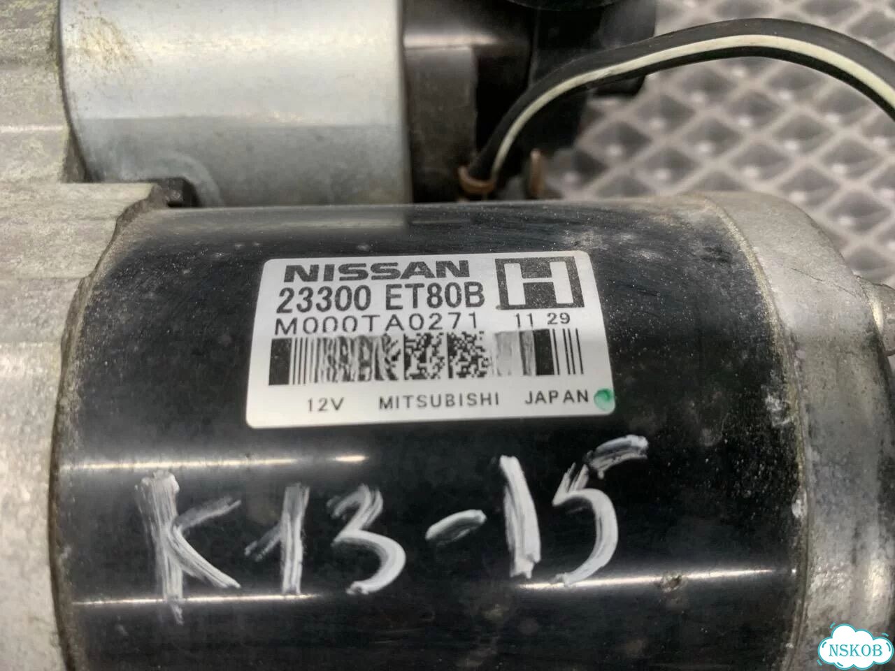 Стартер Nissan X-trail TNT31 QR25DE 2011 фото 3