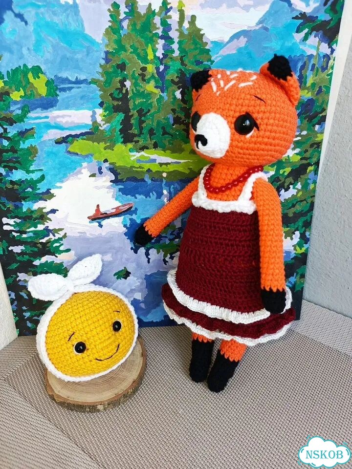 Игрушка Лиса и Колобок фото 1