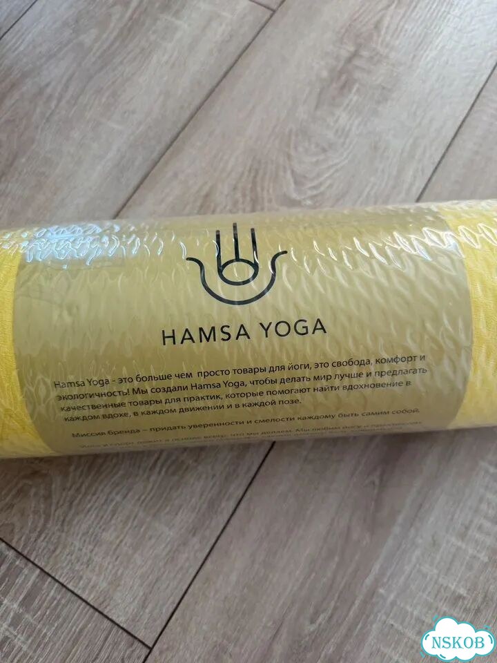 Коврик для йоги и фитнеса hamsa yoga фото 1