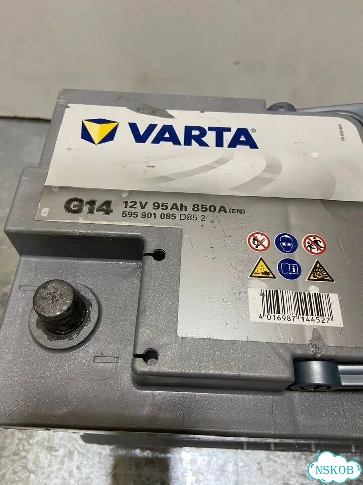 Аккумулятор varta 95ah AGM фото 3