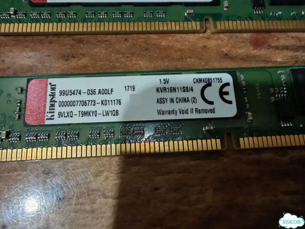 Оперативная память Kingston DDR3 4 гб фото 2
