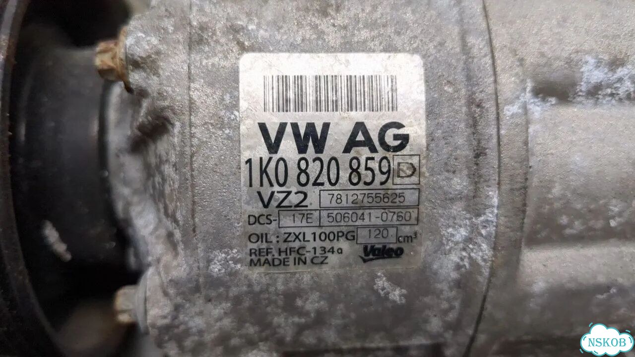 Компрессор кондиционера Volkswagen Eos фото 5