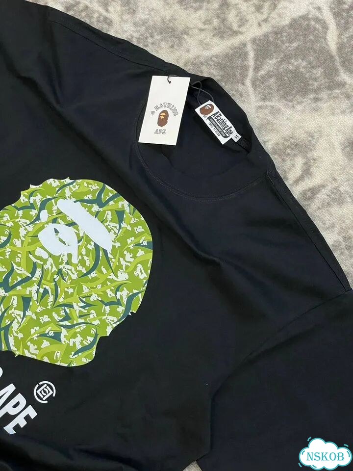 Футболка bape черная фото 3