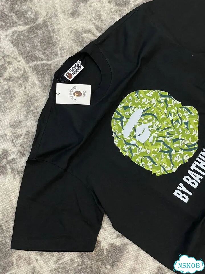 Футболка bape черная фото 4