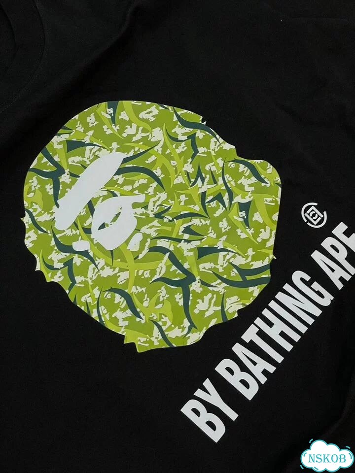 Футболка bape черная фото 5