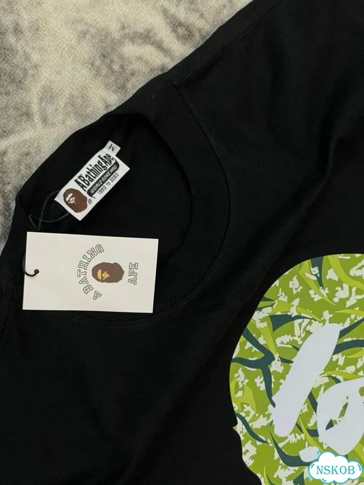 Футболка bape черная фото 6