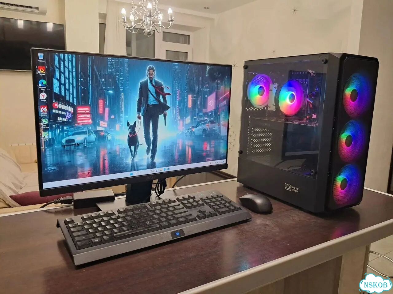 Игровой пк Xeon 2670v3/16Gb/SSD/RTX 3070 фото 2