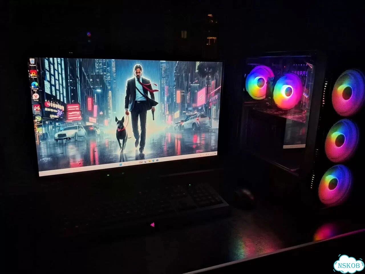 Игровой пк Xeon 2670v3/16Gb/SSD/RTX 3070 фото 3