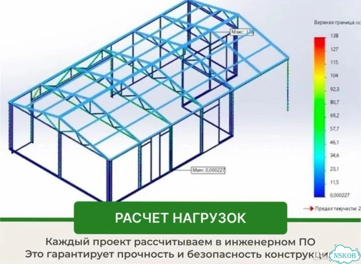 Гараж из сэндвич панелей фото 3