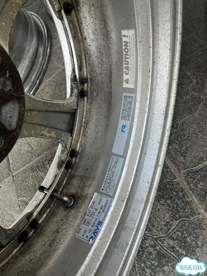 Сборные диски Rays Volk Racing 7.5×R18 5×114.3 фото 6