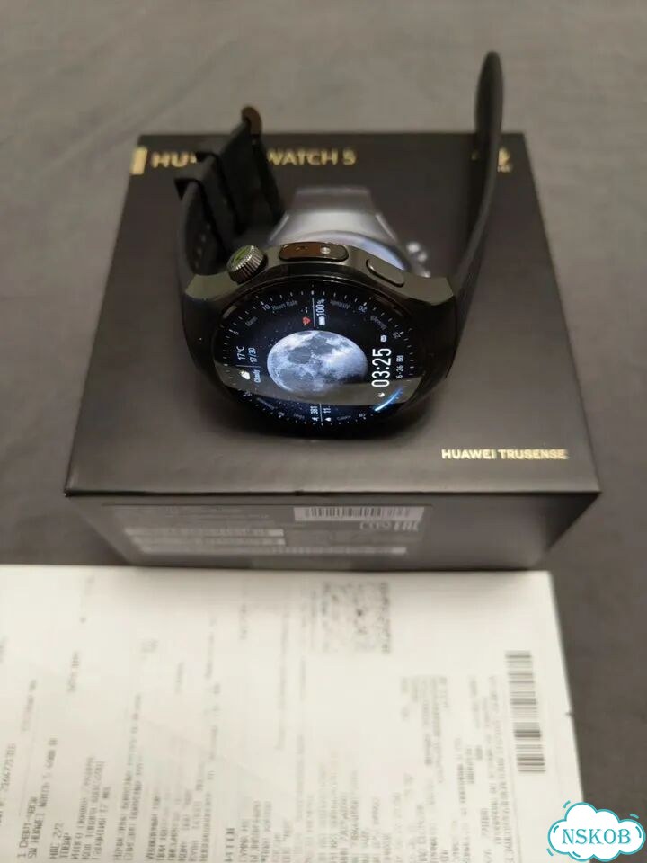 Смарт-часы huawei watch 5 black 46mm фото 1
