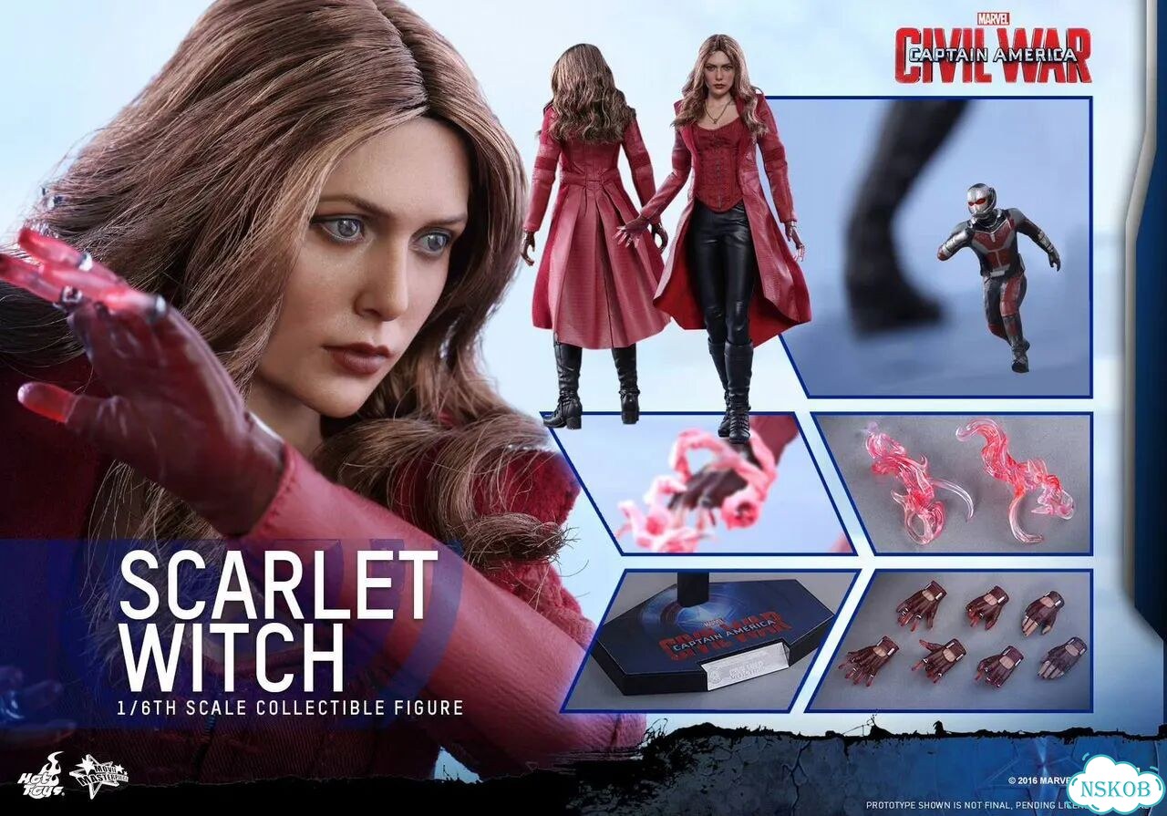 Hot toys MMS370 Captain America Scarlet Witch фото 2