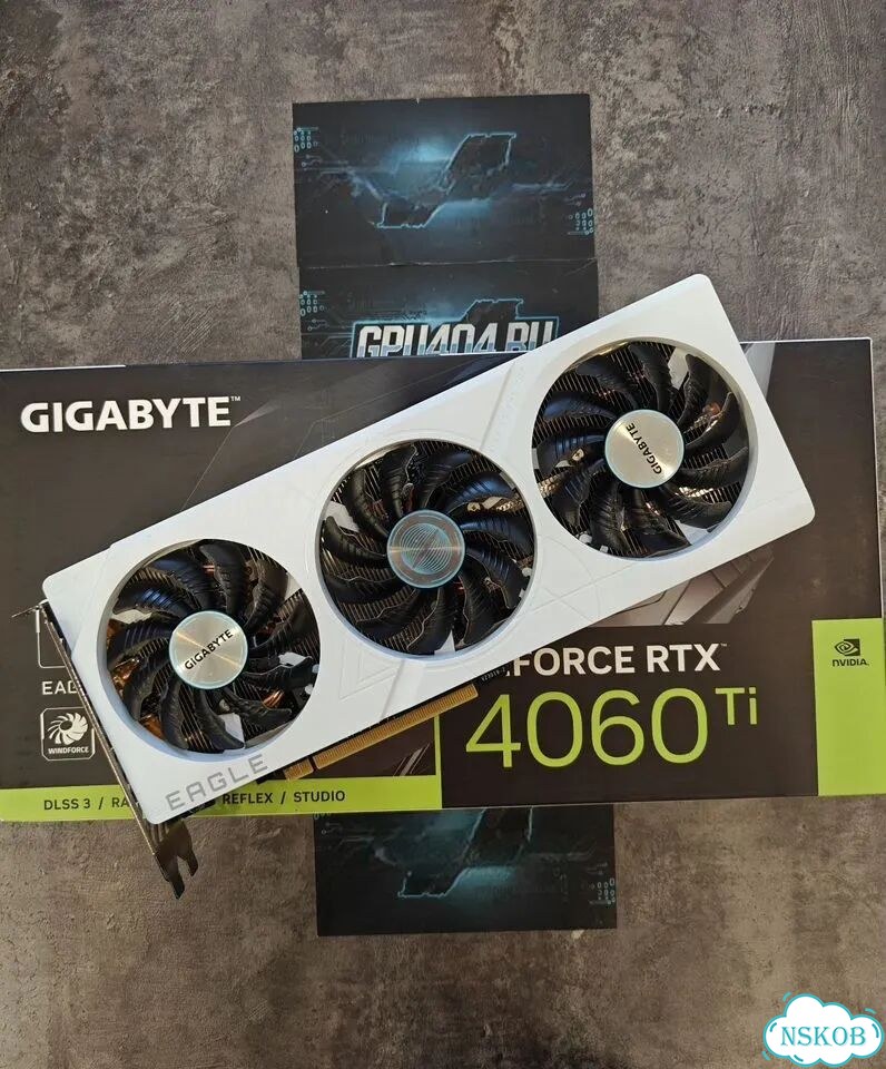 RTX 4060ti gigabyte eagle фото 1