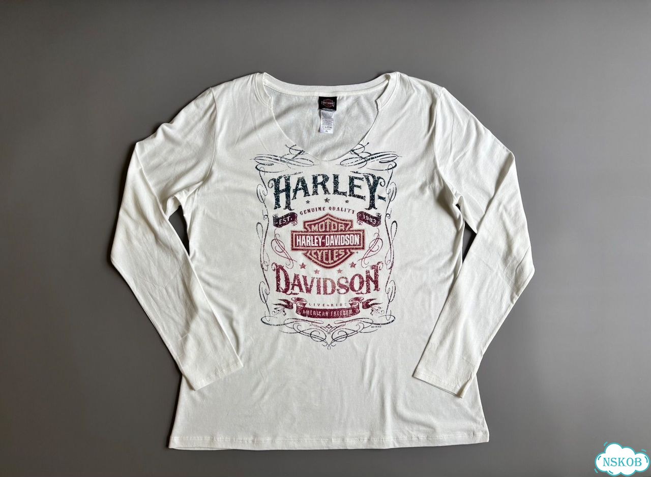 Лонгслив женский Harley davidson (новый) фото 1