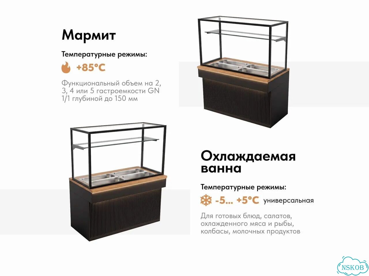 Линия раздачи для столовой, кафе, магазина. Цена за модуль фото 6