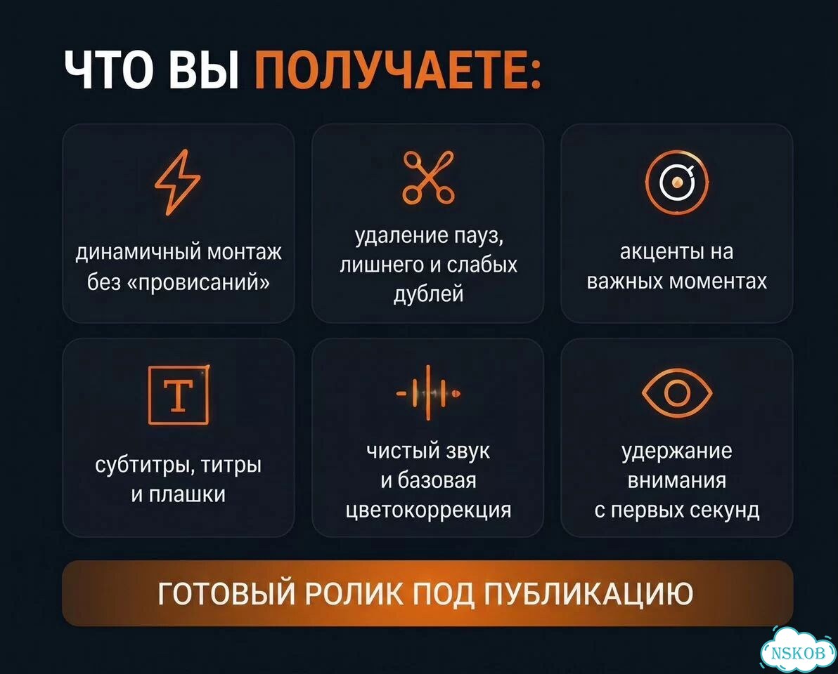 Монтаж вертикальных видео / Shorts, TikTok фото 5