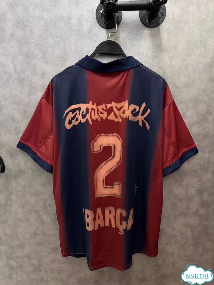 Футболка Barcelona x travis scott фото 5