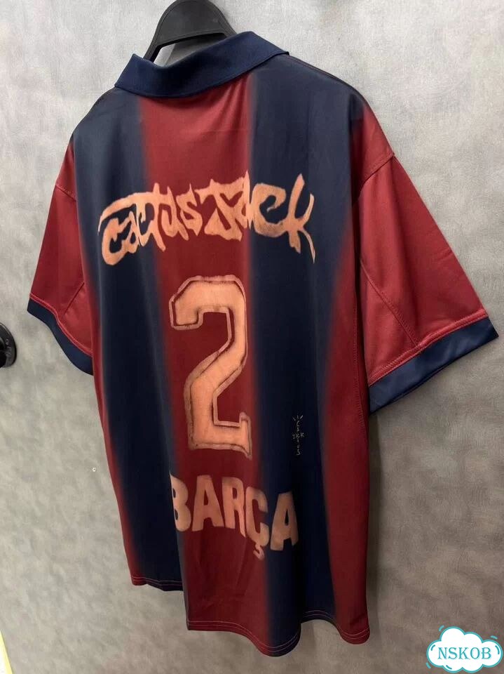 Футболка Barcelona x travis scott фото 7