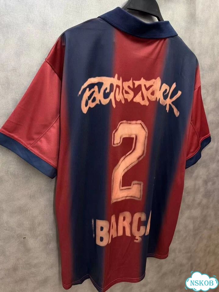 Футболка Barcelona x travis scott фото 8