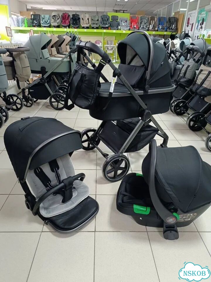 Коляска 3 в 1 модульная Luxmom 700.Новинка фото 1