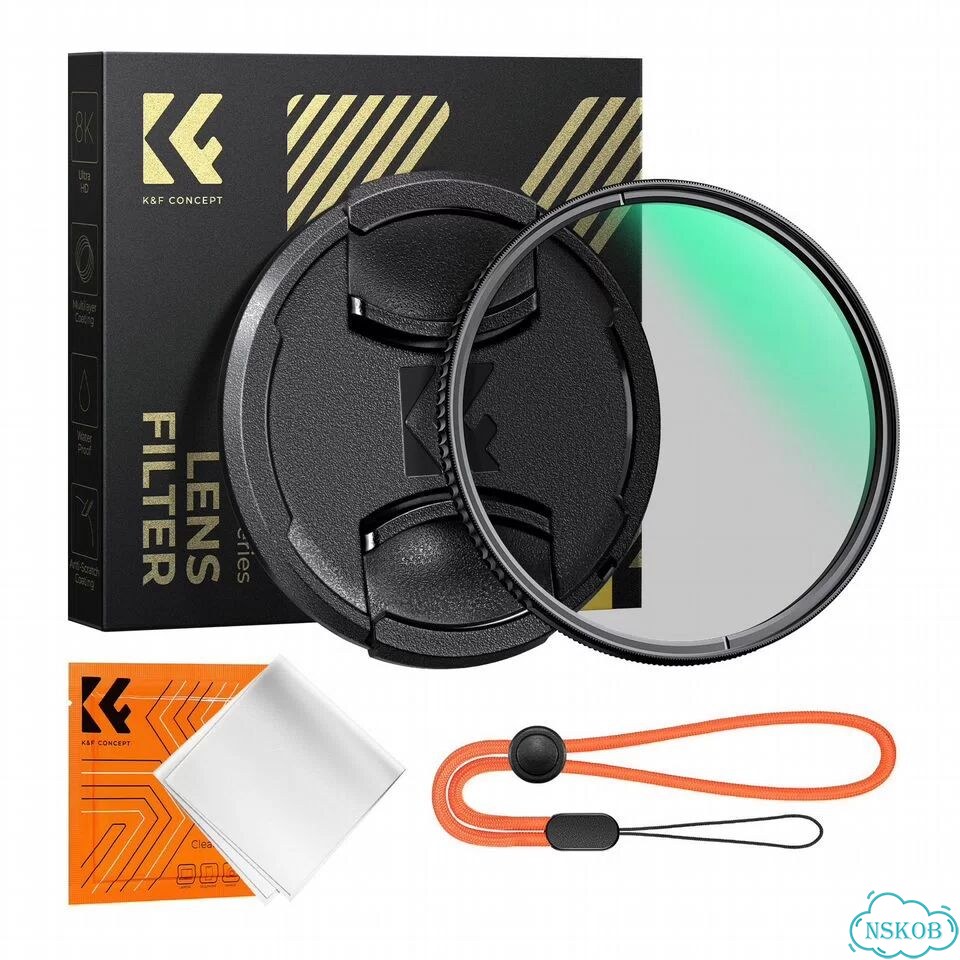 Светофильтр K&F Concept XC16 Nano-X CPL Green Coated 62mm фото 1